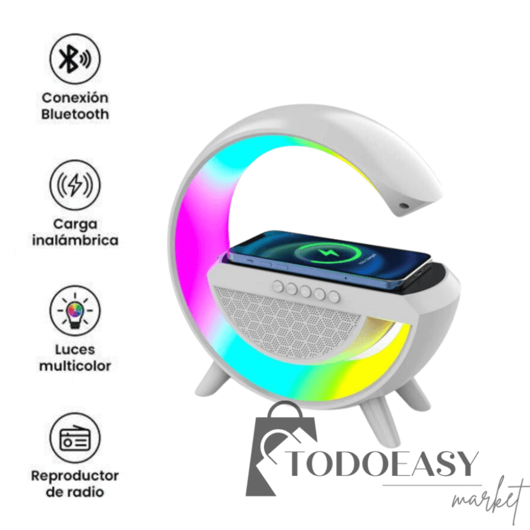 Lumi Sound ® Parlante Bluetooth Lámpara Cargador