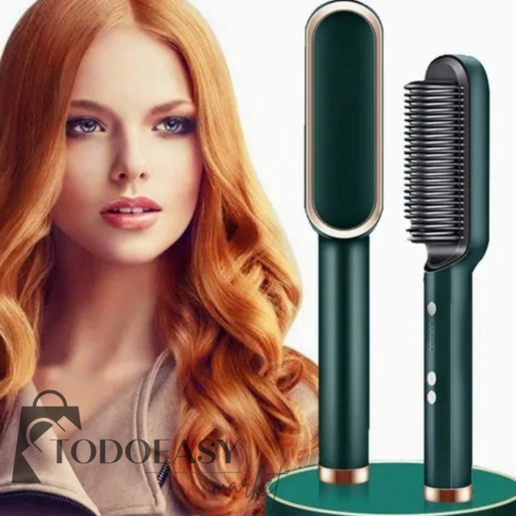 Easy Glam® Cepillo Alisador con Iones Negativos