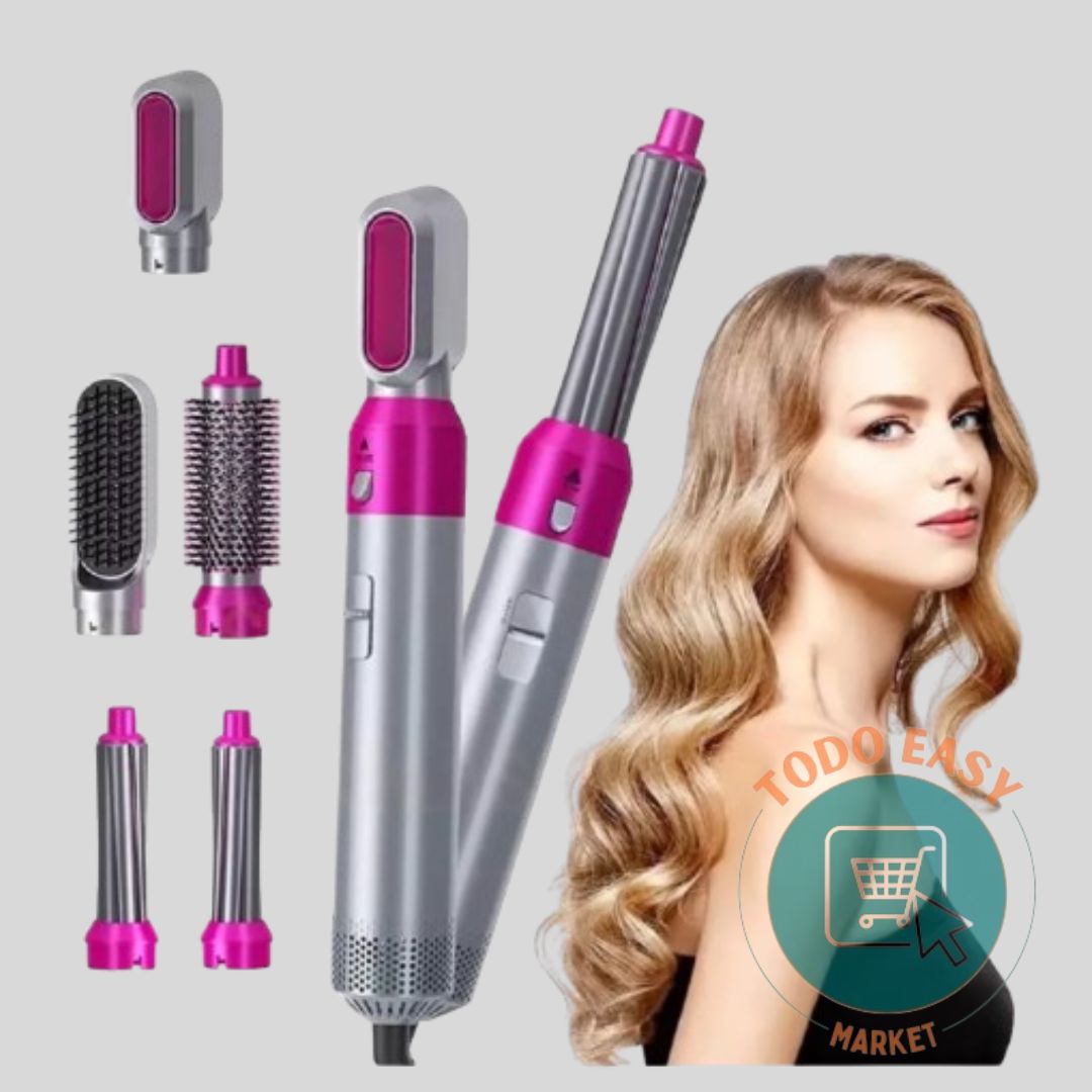 Beauty Hair™️Cepillo alisador secador 5 en 1