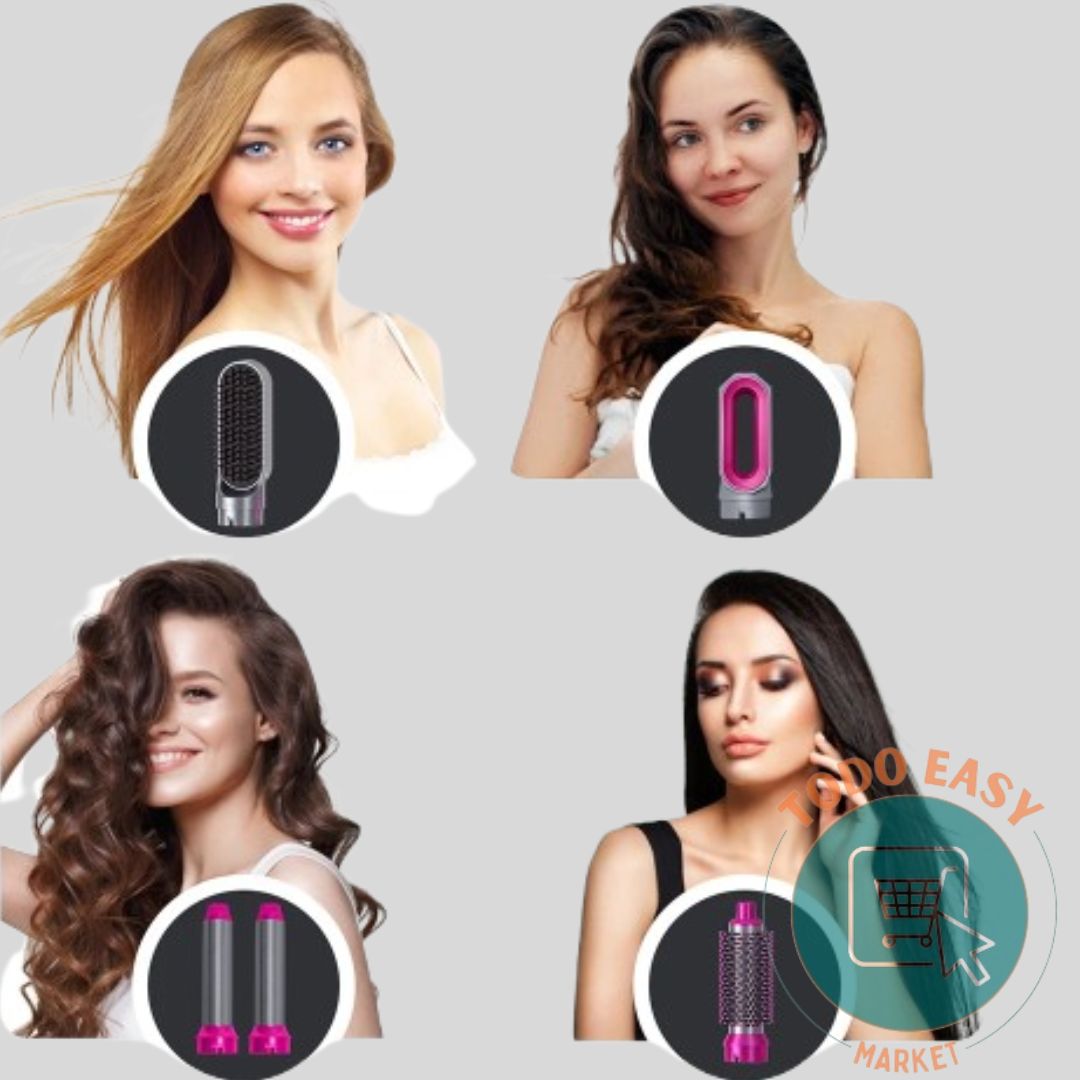 Beauty Hair™️Cepillo alisador secador 5 en 1